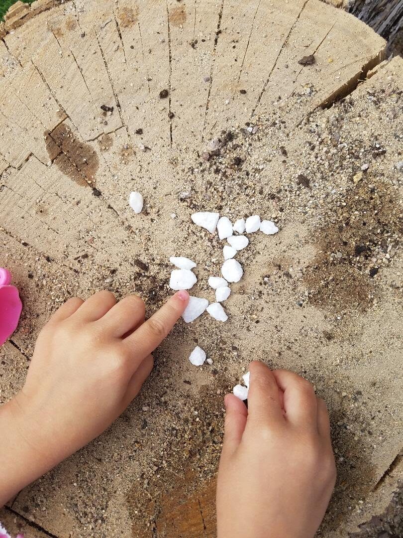 Sand and stone still life